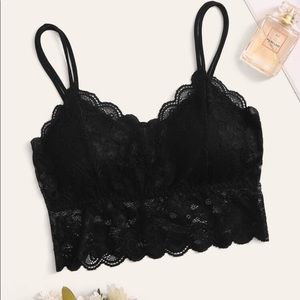 Floral lace bralette